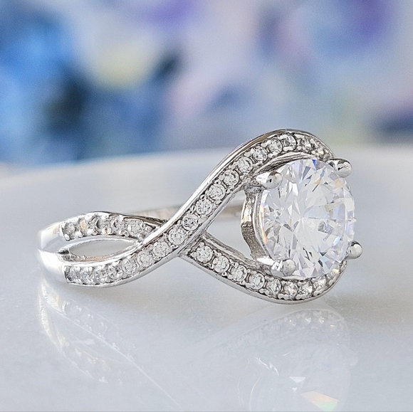 Classic Style ring, solid 925 Sterling Silver Charmed Aroma - Picture 3 of 5